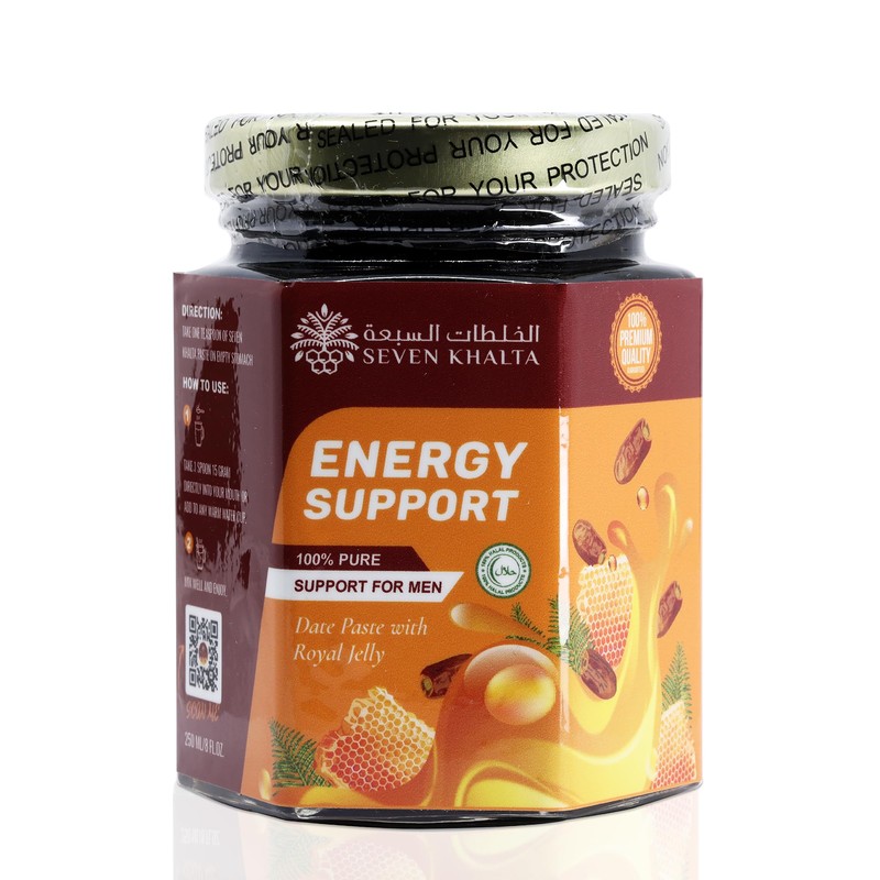 Seven Khalta Energy Support Organic Honey for Men – 8Oz