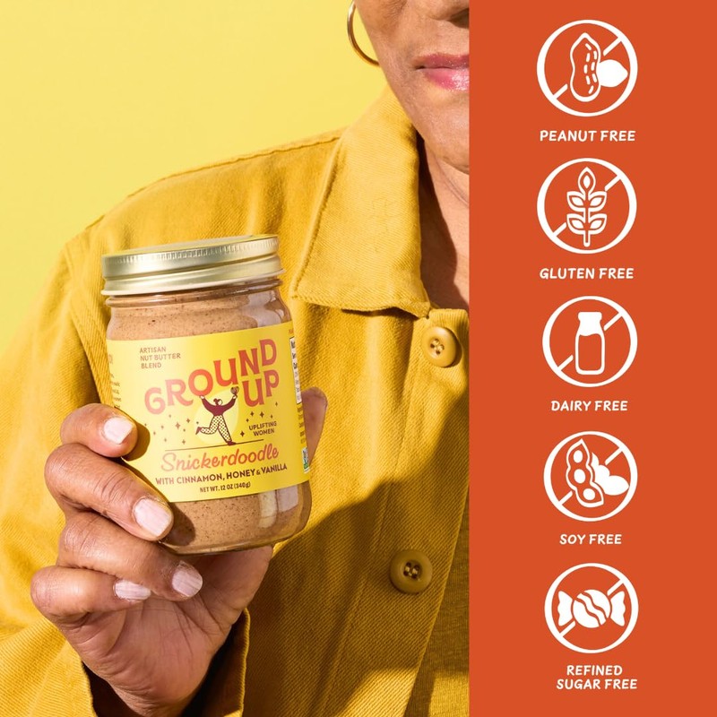 Ground Up Almond & Cashew Nut Butter - Snickerdoodle -