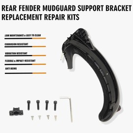 RigidWire Electric Scooter Rear Fender Accessories Mudguard Support Bracket Replacement Repair Kits +Tailligh Compatible with Segway Ninebot Max G30 G30LP