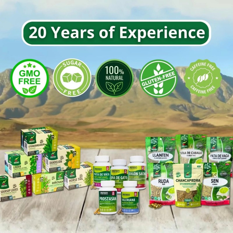 Hanan Horsetail Tea Hojas de Cola de Caballo 100 Teabags