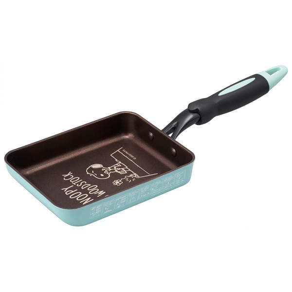 Skater AEEP3-A IH Gas Fire Compatible Diamond Coated Egg Pan, 5.1 x 7.1 inches (13 x 18 cm), Snoopy