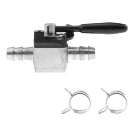 DGZZI Fuel Shut Off Valve for Scagg 1/4 inch Fuel Shut Off Valve Ball Valve for 180 Degree Oregon 07-403 Heavy Duty Inline Cut Petcock Gas Diesel Petrol Scag 48568