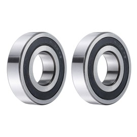 sourcing map RLS9-2RS Deep Groove Ball Bearings 1.119 x 2.5 x 0.628 Inch Chrome Steel Bearing Double Sealed ABEC3 ZV2 Bearings