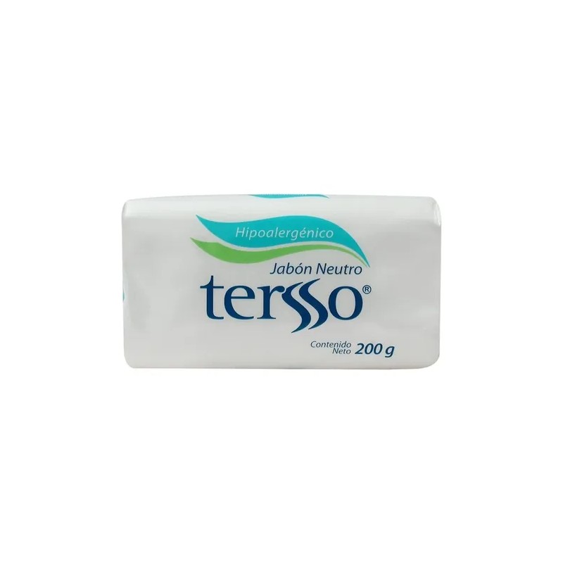 Jabón Tersso En Barra Neutro Hipoalergénico 200 G