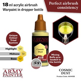 The Army Painter Warpaints Air Cosmic Dust - Non-Toxic Water Based Airbrush paint – acrylic paint and primer for Tabletop Roleplaying, Boardgames, and Wargames Miniature Model Painting