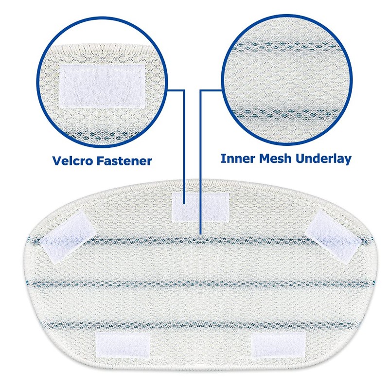 10 Pack Replacement Steam Mop Pads Compatible with PurSteam ThermaPro