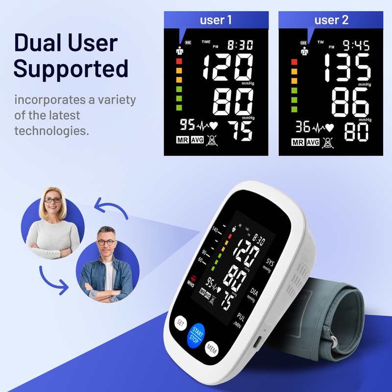 REDIVN Blood Pressure Monitor Automatic Upper Arm Machine & Accurate