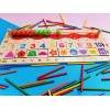 Tablero Apilable Didactico Montessori Para Desarrollo Peques