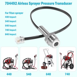 704492 Airless Sprayer Pressure Transducer for Titan Impact 440 540 640 740 Sprayer