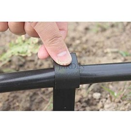 Suinga 10 pieces end plugs 16 mm for drip irrigation | hose closure 16 mm black | closure for PE pipe