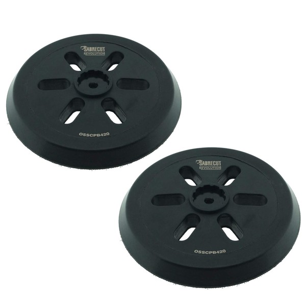 2 x SabreCut OSSCPB420_2 150mm Medium Hard 6 Hole Random