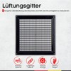 Steinberg14 Black Ventilation Grille 250 x 250 mm - Plastic