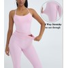 OMKAGI 2 Piece Workout Sets for Women Padded Tank Tops