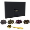 Tea Sampler Gift Set with Measuring Spoon – 4 Premium