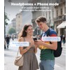 Vilupvie 156 Languages Real-Time Translation Earbuds, 0.5s Instant AI Voice