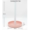 Standing Kitchen Roll Holder - Ceramic Base, Easy Care -