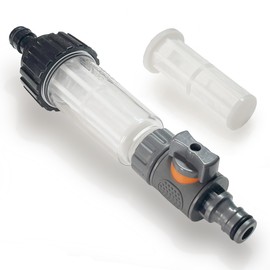 MI:KA:FI Water Filter with Replacement Strainer | as Filling Filter for Motorhome, Caravan, Caravan, Boat | with Quick Adapter and Regulating Valve