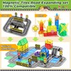 Goodtiles Magnetic Tiles Road Expansion Set, STEM Magnetic Building Blocks