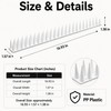Bird Repellent Spikes for Outdoor Use - Bendable PP Deterrent