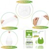 2.6 Gallon Small Trash-Bags Bathroom With-Handles - Kitchen White Garbage