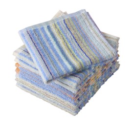 Oeleky Kitchen Dishcloths for Washing Dishes, Ultra Absorbent Dish Rags, Cotton Cleaning Cloths Pack of 8, 12x12 Inches (Multi-1, 12x12 inch)