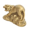Brass Tiger Statue Ferocious Tiger Durable Brass Rustproof Durable Sturdy