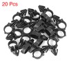 X AUTOHAUX 20pcs 12.4x25.5mm Plastic Car Petrol Line Hose Wiring
