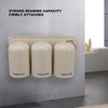 Toothbrush Holder Wall Mounted Multi Functional Toothbrush Toothpaste Dispenser for