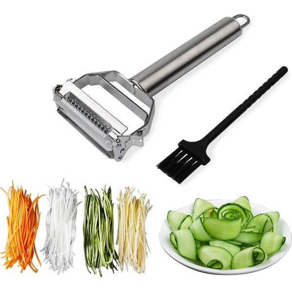 Vegetable Peeler, Potato Peeler, Julienne Peeler for Kitchen, Double Sided