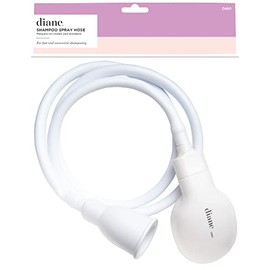 Diane Portable Shampoo Spray Hose – Sink Hose Nozzle for Washing Hair – 43” – White – D880