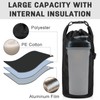 Meng Jiaran Water Bottle Carrier,Water Bottle Bag with Adjustable Shoulder
