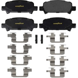 Goodyear Brakes GYD770 | Truck & SUV Carbon-Ceramic Rear Brake Pads fits Subaru Baja 06-03, Forester 03-98, Impreza 02-99, Legacy 09-00, Outback 04-00