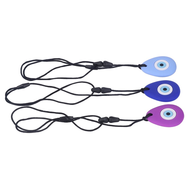 3pcs Drop Shaped Baby Teething Toy Soft Portable Silicone Infant