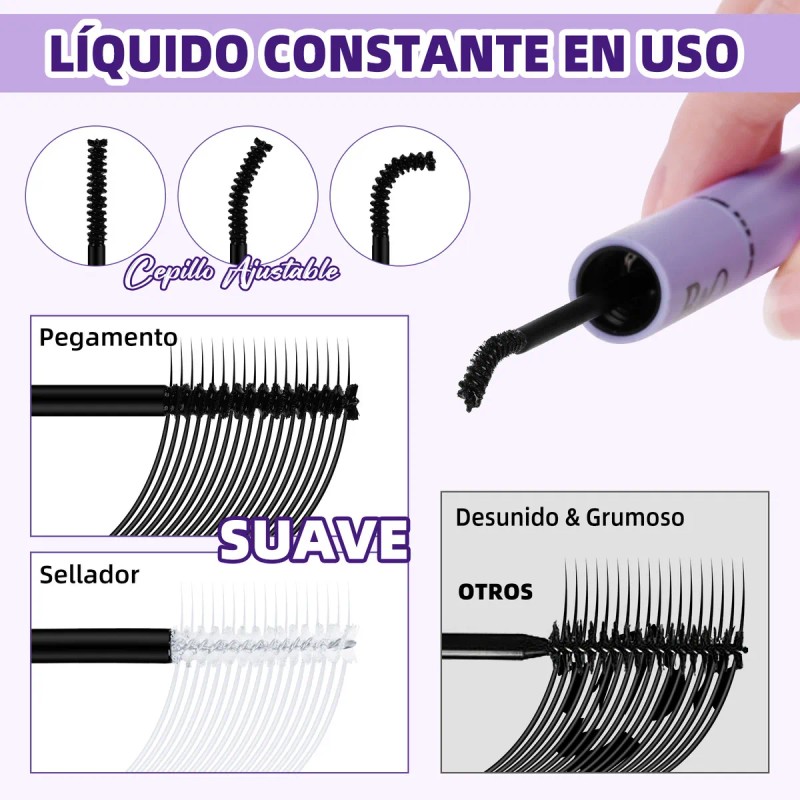 Extensiones de Pestañas Naturales Natural01 kit B&Q Kit de Pestañas