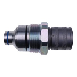 Demfec Hydraulic Female Flat Face Quick Coupler Compatible with John Deere 318E 319E 320E Bobcat 753 763 773 863 864 883 A220 A300 A770 S130 S150 S160 T140 T180 T190 Replaces 7246802 AT406475 (Female)