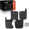 A-Premium Set of 4PCS Front and Rear Mud Flaps Splash