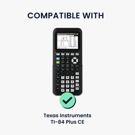 kwmobile Graphic Calculator Case Compatible with Texas Instruments TI-84 Plus CE Case - Graphing Calculator Case Orange