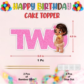Seyal® Baby Moana Two - Decoración para tartas