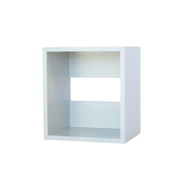 Custom Sized 1-Cube Cubby; Choose color, width, depth, and height. Units are 3/4 inch thick premium grade melamine for strong, solid unit. Easy assembly. Place on the floor or mount on a wall.