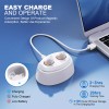 K&FCOPTEE Pair Of ITE Rechargeable Digital Hearing Aids Volume Control