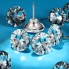 Crystal Upholstery Buttons 25 mm Crystal Upholstery Tacks Clear Crystal