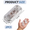 Inline Switch 2 Pcs, Clear Lamp Cord Button Torpedo Switch,