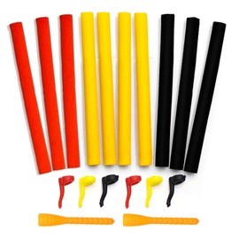 shirylzee Carp Fishing Zig Rig Kit - High Buoyancy EVA Foam Sticks, Zig Aligners & Foam Loading Tools in Storage Box - Complete Zig Bait Making Set,Buoyant Rig Essentials