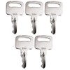 5 Pack Keys for Genie, Skyjack, Snorkel, Terex, Vermeer, Upright