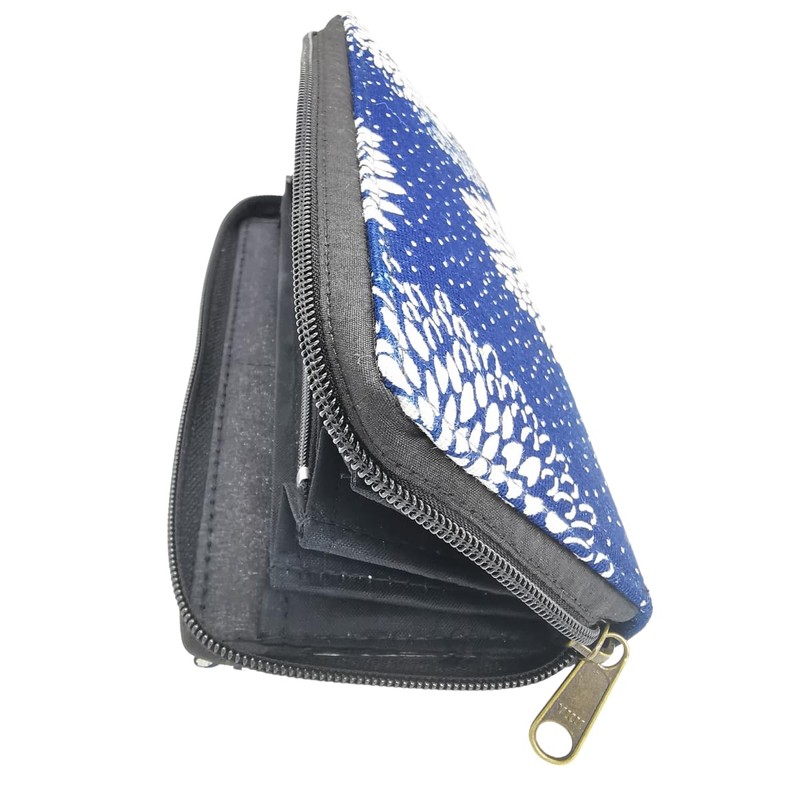 PANASIAM Geometrix Purse Made of Cotton, 2 Sizes, Vegan &
