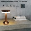 Lámpara de Mesa LED Portátil Control Táctil Retro, Lámparas de