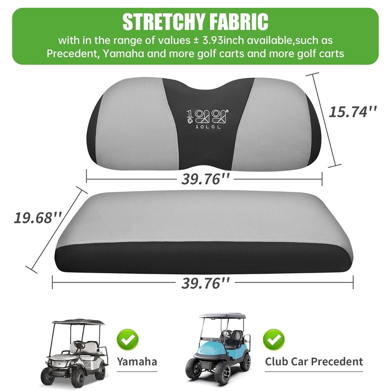 10L0L Golf Cart Seat Covers Universal for Yamaha Club Car