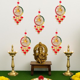 Special You Indian Wall Decor, Pooja Mandir, Housewarming Decorations Indian Style, Wall Hangings for Decoration (Medium, 5, Count)