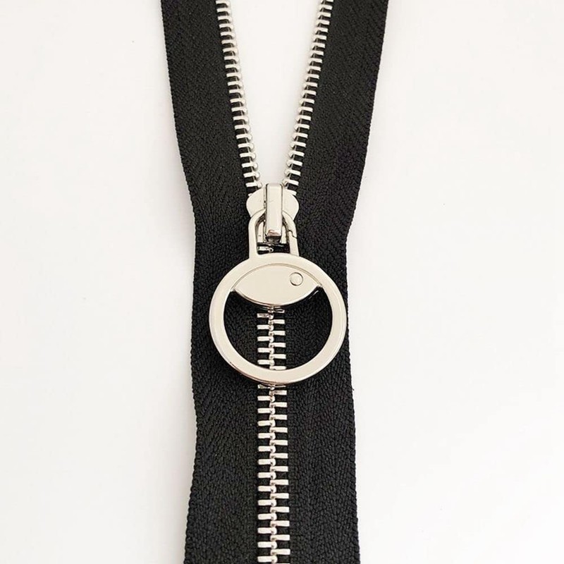 1Pc Zipper Pull Replacement, Detachable Metal Zipper Puller Zip Slider