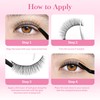 False Eyelashes 20 Pairs 3D Fake Lashs Natural Look Soft